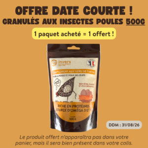 Granulés aux insectes pour poules & volailles
