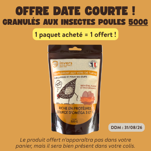 Granulés aux insectes pour poules & volailles