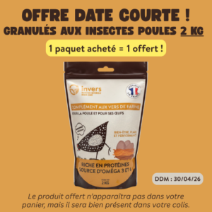 Granulés aux insectes pour poules & volailles